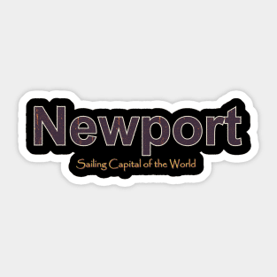 Newport Grunge Text Sticker